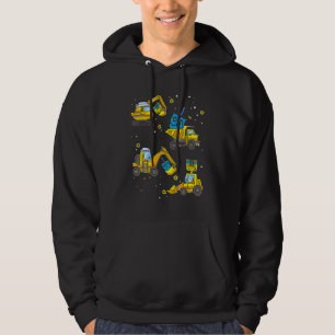 Boys Construction Vehicle Hanukkah Jewish Boys Kid Hoodie