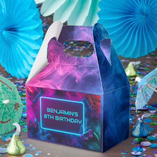 Boys Cool Gaming Birthday Party Favour Box
