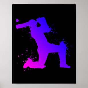 Boys Cricket Game Cricket Men Poster