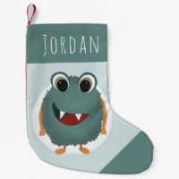 Boys Cute and Fun Blue Monster Kids
