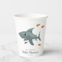 Boys Cute Ocean Sea Shark Baby Shower