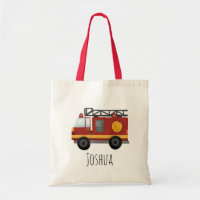 Boys Cute Red Fireman Fire Engine Kids
