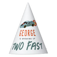 Boys Cute Two Fast 2nd Birthday Racing Car