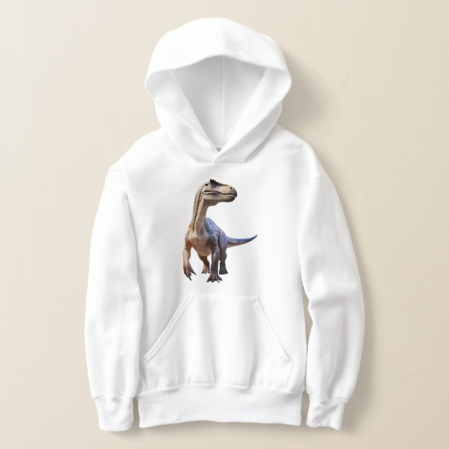 Boy's Dinosaur Hoodie (Laydown)