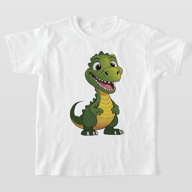 Boy's Dinosaur T-Shirt (Laydown)