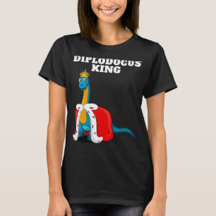 Boys Diplodocus King Dinosaur Mens Diplodocus T-Shirt