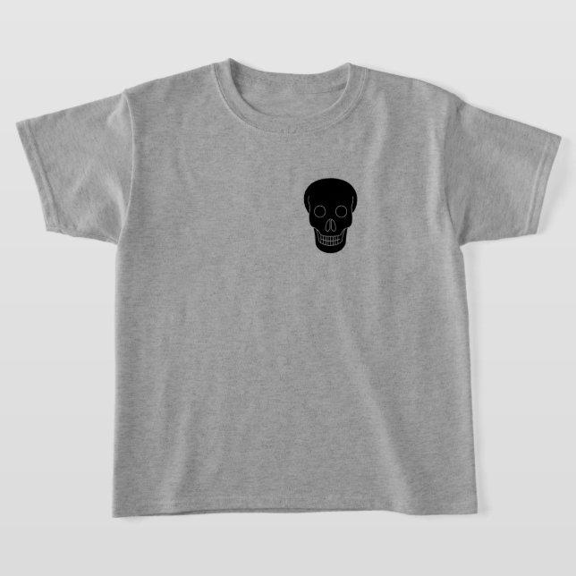 Boys' Dr. Silver Skull T-Shirt (Laydown)