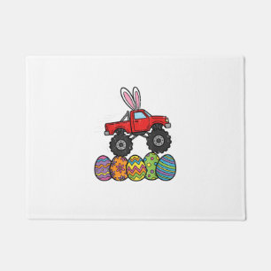 Boys Easter Monster Truck Happy Easter Day Eggs To Doormat