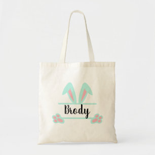 Boys Easter Tote Bag Easter Basket Personalised