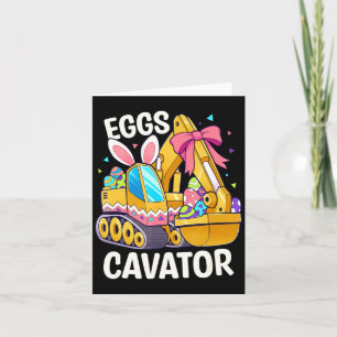Boys Eggs Cavator Easter Easter Basket Stuffers Card