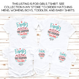 Boys Family Vacation Beach Summer Custom T-Shirt