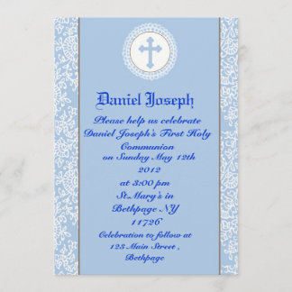 Boys First Holy Communion Invitations