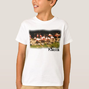Boys Florida flamingo shirt