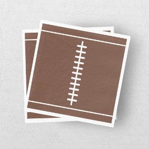 Boys Football First Year Down 1st Birthday Party Napkin