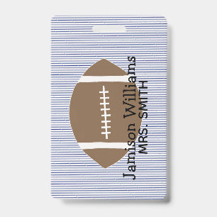 Boys Football Navy Waterproof Labels ID Badge