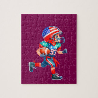 Boy's Football player puzzle
