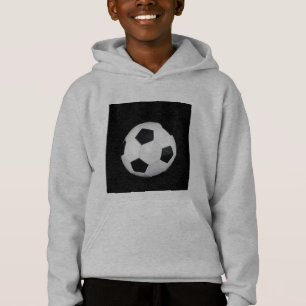 Boys Football Trendy Modern Cool Black soccer