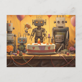 Boy's Fun Birthday Party Invitation #13 Postcard