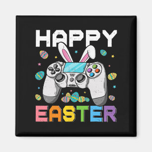 Boys Gamer Happy Easter Day Video Games Bunny Gami Magnet