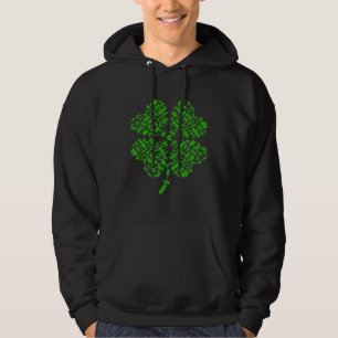 Boys Gamer St Patricks Day Shamrock Gaming Men Kid Hoodie