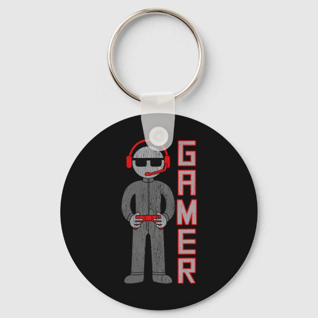 Boys Gift For The Best Video Game Player.  Key Ring (Front)