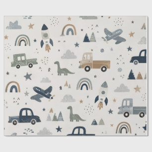 Boy's gift wrapping paper