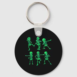 Boys Girls Kids Dancing Skeletons Dance Challenge  Key Ring