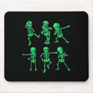 Boys Girls Kids Dancing Skeletons Dance Challenge Mouse Pad
