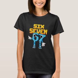 Boys Girls Kids Italian Brainrot Meme 67 Six Seven T-Shirt