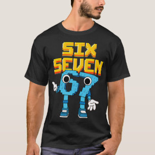 Boys Girls Kids Italian Brainrot Meme 67 Six Seven T-Shirt