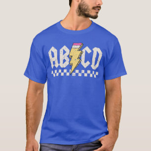 Boys Girlseachers ABCD Rock Back to School Class f T-Shirt