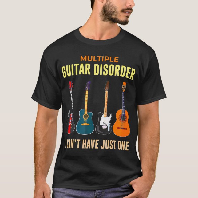 Boys Guitarist Acoustic Electric Bass Guitar T-Shirt (Front)