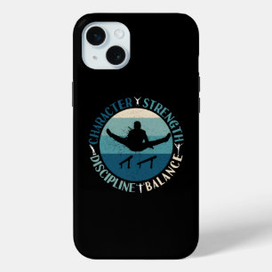Boys Gymnastics Character Strength Discipline iPhone 15 Mini Case
