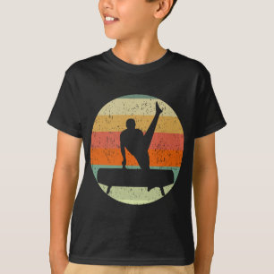 Boys Gymnastics Male Gymnast at Sunset Kids T-Shirt