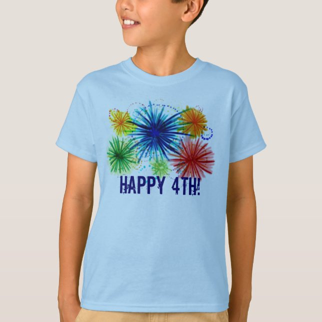 Boys happy 4th shirt (Front)