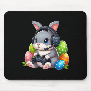Boys Happy Easter Day Bunny Egg Video Game Kids Me Mouse Pad