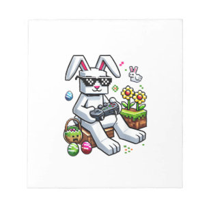 Boys Happy Easter Day Bunny Egg Video Game Kids Me Notepad