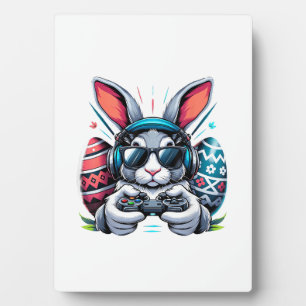 Boys Happy Easter Day Bunny Egg Video Game Kids Me Plaque