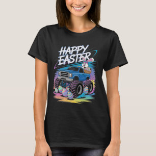Boys Happy Easter Monster Truck Easter Eggs Toddle T-Shirt