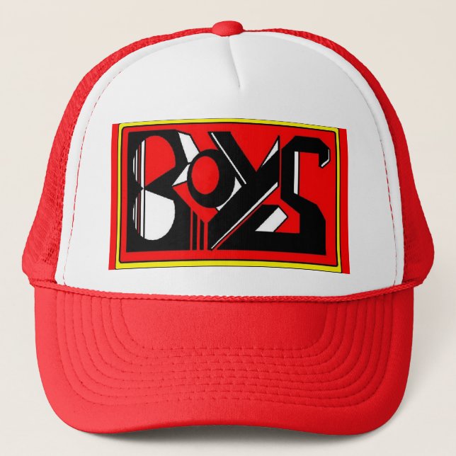 "boys hats" trucker hat (Front)