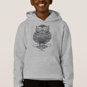 Boy's Hoodie (vivid) - Owl
