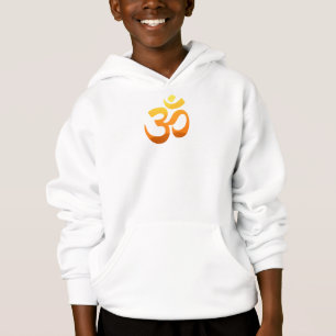 Boys Hoodies Double Sided Yoga Om Mantra Symbol