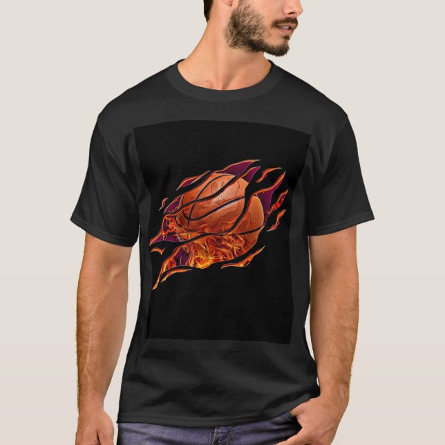 boys hot ball t shirt design (Front)