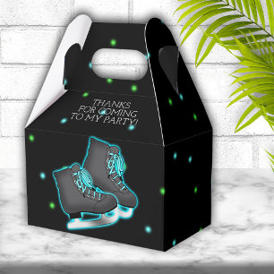 Boy's Ice Skate Birthday Party Favour Box
