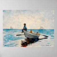 Boys in a Dory by Winslow Homer