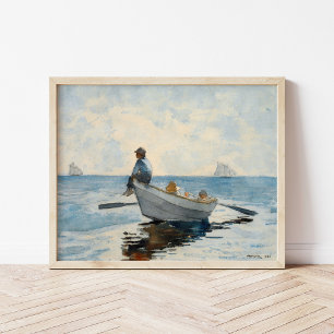 Boys in a Dory   Winslow Homer Poster