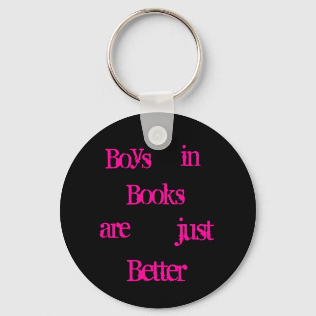 Boys in books key ring (Front)