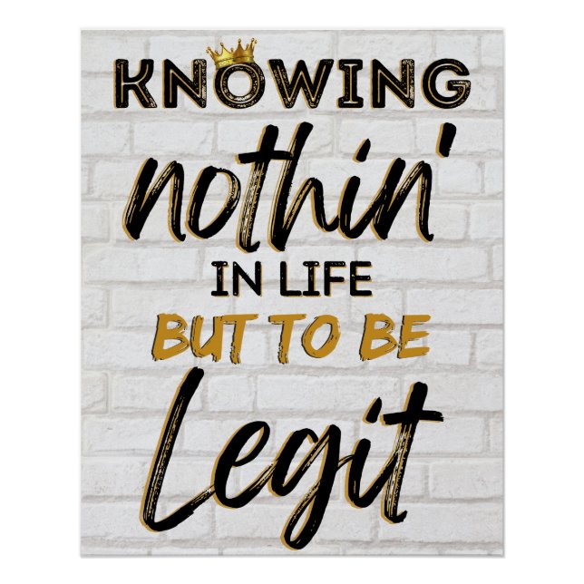 Boys in da Hood retro Hip Hop Birthday/Baby Shower Poster (Front)