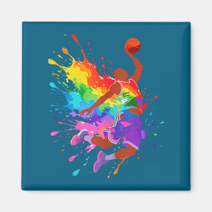 Boys Kids Basketball Player Bball Tank Top Magnet