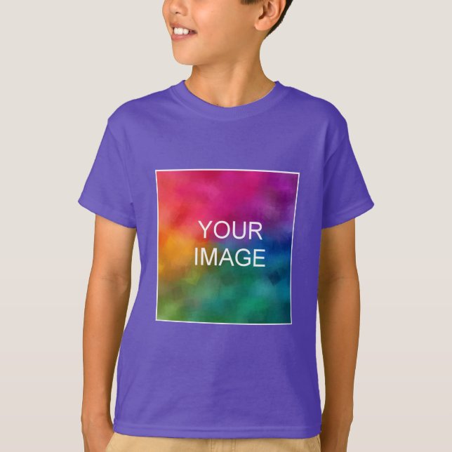 Boys Kids Tee Shirts Template Add Image Text (Front)